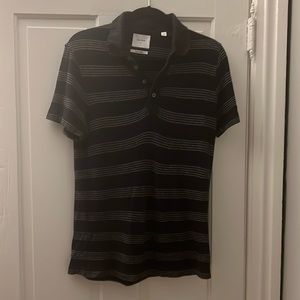 Billy Reid cotton/cashmere striped polo size S